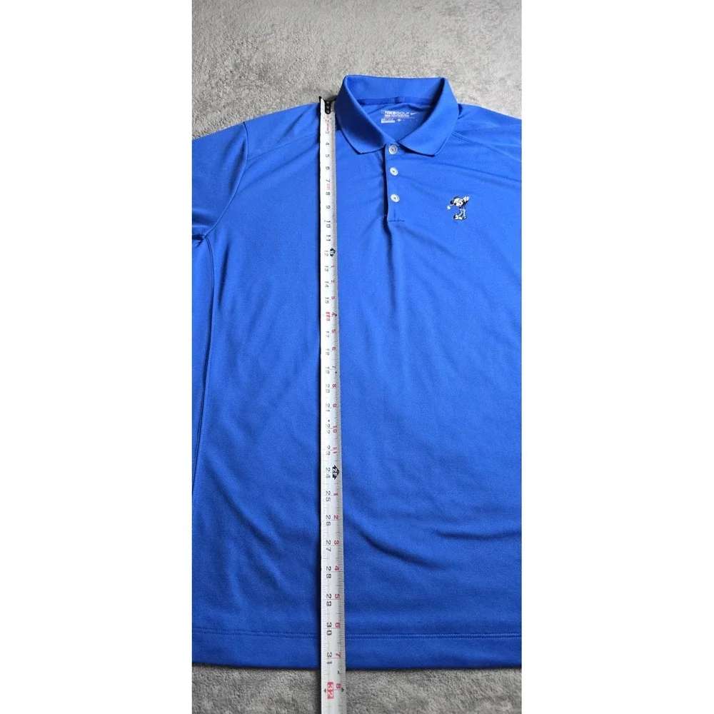 Nike Golf Tour Performance Polo Mens XL Blue Dri-Fit Disney Parks Mickey Mouse